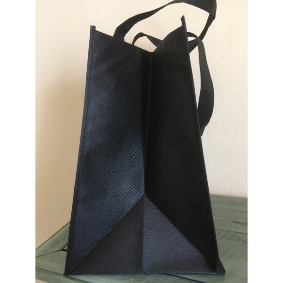 Black Lexus Logo Tote Hand Bag Hard Plastic Removable Reinforced Bottom 15x12x10 - Picture 2 of 5
